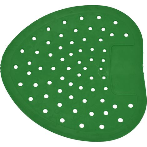 Désodorisant pour écran d'urinoir à larges trous, anti-éclaboussures, parfumé, pour salles de bains et toilettes, vert (1/5)