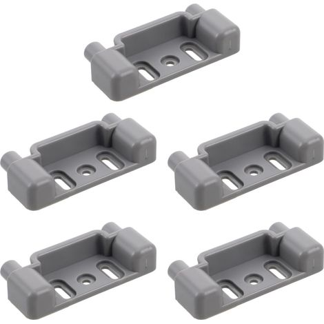 Lot de 5 Loquets à Bouton-Poussoir pour Porte de Camping-Armoire, en Plastique et Alliage, Protection la Corrosion, Installation Facile pour Usage Extérieur en Voyage (1/5)