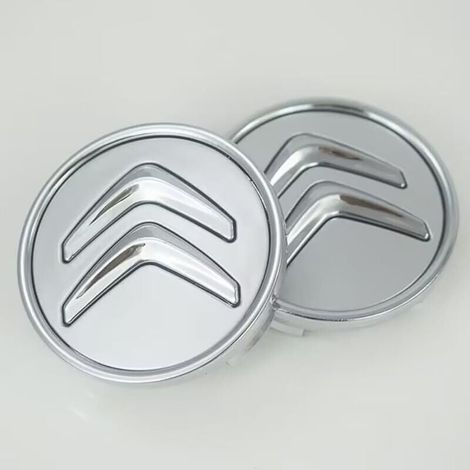 pour Citroën Sega C1 C2 C3 C4 C4L C5 C6 C3XR Elysée Triumph Aircross DS3 : enjoliveurs centraux étanches à la poussière et à l'eau de 60 mm, faciles à installer. (1/4)