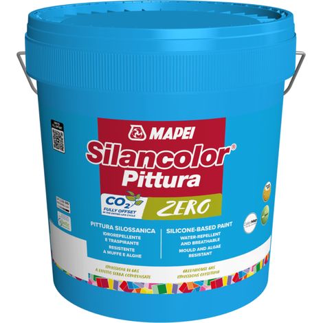 Mapei silancolor pittura zero idrorepellente traspirante per esterni 5 kg