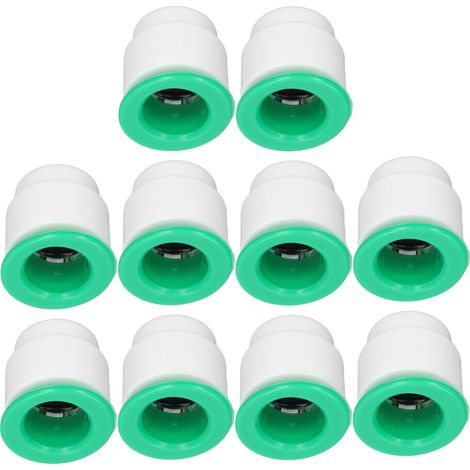 Abnehmbarer PPR-Rohrstopfen 32 mm/1,3 Zoll, korrosionsbeständig, Dichtungseinsatz für Bewässerung, Packung mit 10 Stück, Wasserrohr-Endkappe. (1/5)