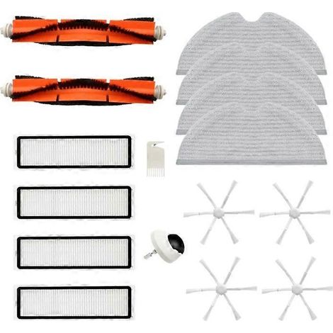 Rouleau, brosse latérale principale, filtre HEPA, chiffon de nettoyage, roue universelle pour aspirateur robot Xiaomi Mijia 2C STYTJ03ZHM (1/5)
