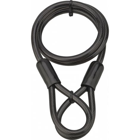 THIRARD - Câble antivol Twisty, vélo, abris de jardin, Ø 10, 1.20m, acier gaine PVC - THIRARD