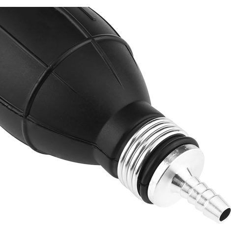 6-mm-Handkraftstoffpumpe aus Gummi und Aluminium, Kraftstoffleitungsvorpumpe für Boots-Außenbordmotoren (1/5)