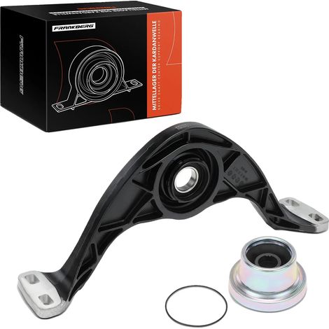 Montaje en el eje de transmisión, 30 mm de diámetro interior, instalación central, compatible con VAG Audi, OEM 5N0521101C, construcción de acero resistente. (1/5)