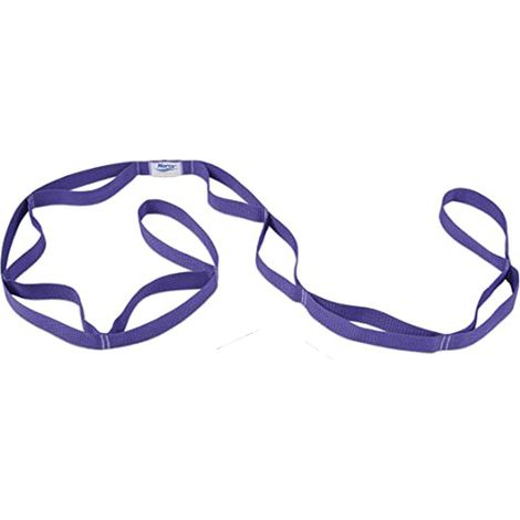 Sangle D Étirement Avec Boucles - Bande Non Élastique Pour Yoga Et Pilates - Rééducation Physique - 1 Pièce (1/5)