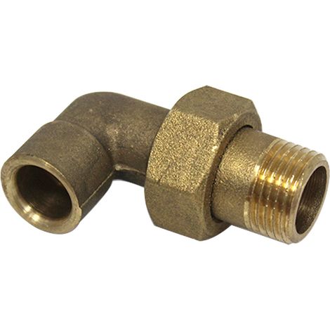 Coude union 3 pièces 98 GCU mâle 1/2" (15/21) - Tube Cuivre Ø14 - Arcanaute (1/4)