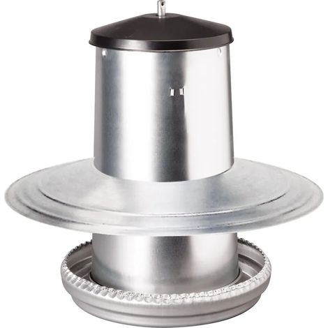 Anti-pluie pour mangeoire volaille métal galvanisé 5kg (1/5)
