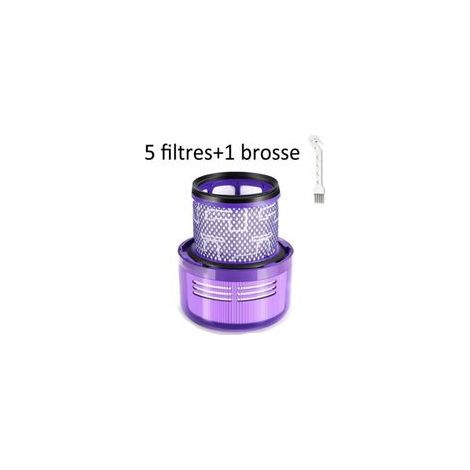 Confezione da 5 filtri per aspirapolvere senza filo Dyson V11 Absolute Extra Pro, V11 Torque Drive Animal, V15 Detect SV14 SV17 SV22. Filtro HEPA di ricambio lavabile, sostituisce il codice DY-970013- (1/4)