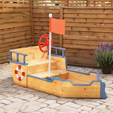 SunJet Bac à sable, aire de jeux avec sable - Réf. S57VHCC6I3VV (1/5)