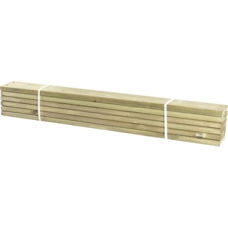 Plus Planken PIPE 120 cm - 6 Stck. druckimprägniert Holzzäune