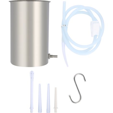Kit d'Irrigation Colique Réutilisable avec Baril 2L, Tuyau 1.4m et Embout (1/5)