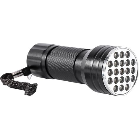 Lampe de Poche Ultraviolette 21 LED, Torche en Aluminium (1/5)