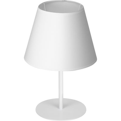 Lampada da tavolo bianca 33cm Arden E27 15W Luminex