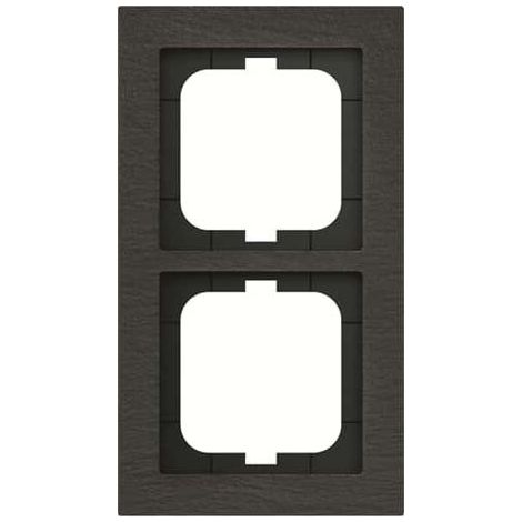 BUSCH-JAEGER 1722-290 ABDECKRAHMEN, 2-FACH, BUSCH-AXCENT PUR, SCHIEFERGRAU 2CKA001754A4806