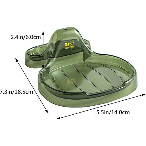 2PCs support de spatule de cuisine multifonction pour couvercle de pot et cuillère en bois support de couverts (1/4)