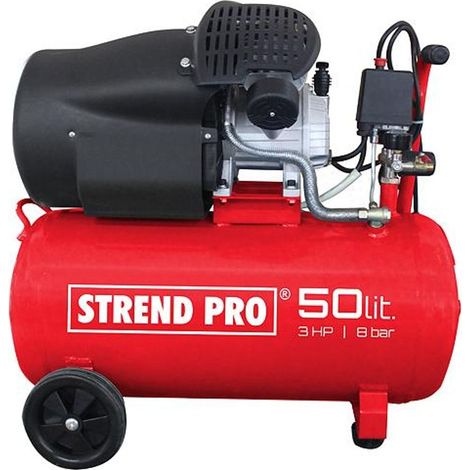 Kompressor Strend Pro HSV-50-08, 2,2 kW, 50 Liter, 2-Zylinder
