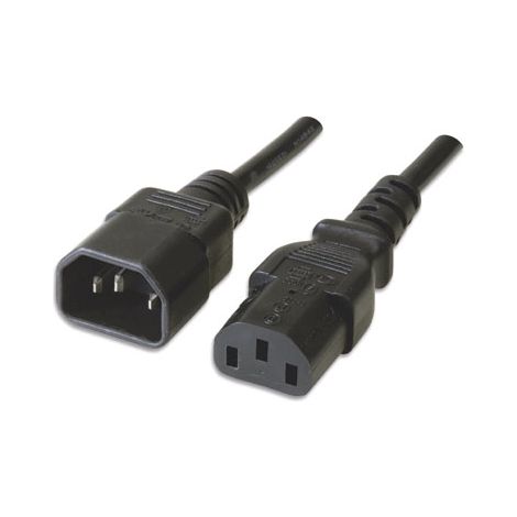 GOOBAY Cavo prolunga VDE C13 F a C14 M 0,5 m nero