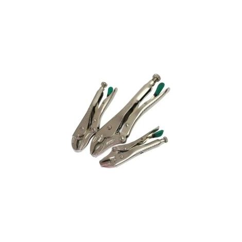 Set di 3 pinze autobloccanti multi-impugnatura Crezuo (5 pollici, 7 pollici e 10 pollici)