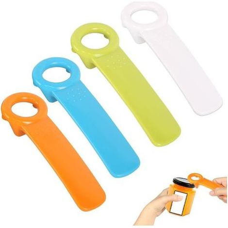 4-teiliges Set: Dosenöffner, Glasöffner, Marmeladenglasöffner, Küchenhelfer für Senioren, Kinder, Frauen und Menschen mit eingeschränkter Handfunktion (1/5)