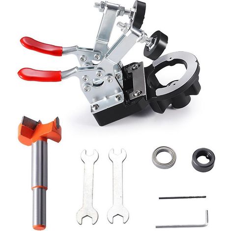 35mm Menuisier Perceuse à Bois Poinçon Charnière Perceuse Alliage Aluminium Ouvre-trou Charnière Perçage
