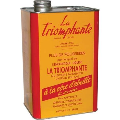 Cire liquide claire 5L – Pour parquets, carrelages, marbres et linoéums – Nettoyage et brillance rapide – Cire d'abeille – Pintaud