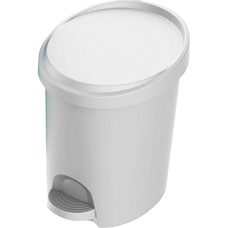 Papelera pedal eda stepy capacidad 6 litros polipropileno