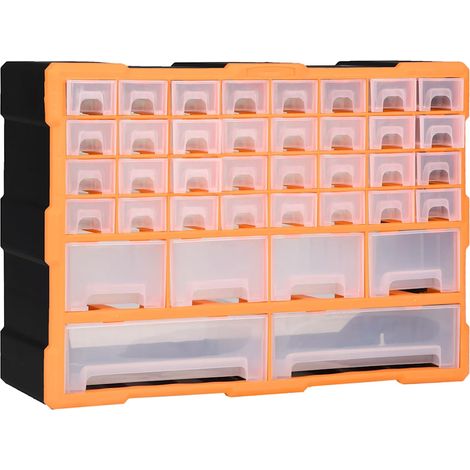Multi-Schubladen-Organizer mit 38 Schubladen 52x16x37,5 cm vidaXL