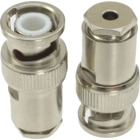 BNC-Stecker für RG174- und RG316-Kabel, verschraubt (1/3)