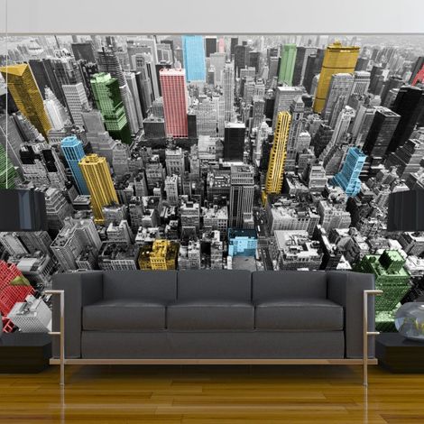 Papier Peint "New York Kaléidoscope" 154 x 200 cm (1/2)