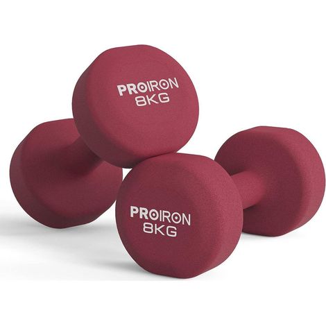 PROIRON Neopren Kurzhanteln Set 2er 8KG Damen Gymnastik Yoga Pilates Kinder (1/5)