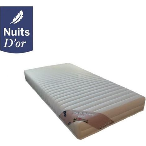 Up&Down Visco Matelas 90x200 Mousse Mémoire de Forme 55 Kg/m3 -Soutien Ferme (1/3)