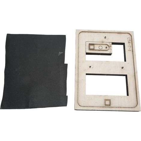Matrice de découpe pour cuir en acier à haute teneur en carbone C54, base épaissie. Outil facile à utiliser pour les loisirs créatifs. (1/5)