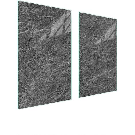 PLACA PROTECTORA DE VIDRIO PARA ESTUFA 75x52 PIZARRA (1/5)
