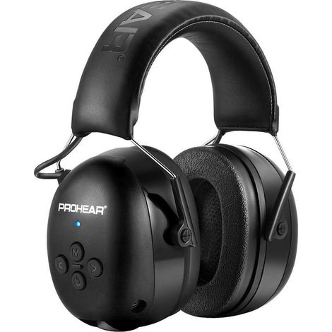 Gehörschutz Bluetooth Kopfhörer Mikrofon SNR30dB NRR25dB Schwarz (1/5)
