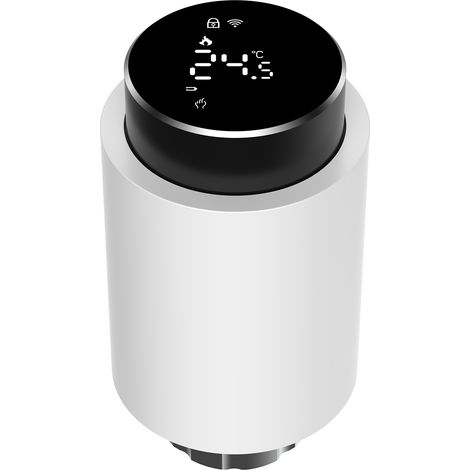 Eosnow Intelligente thermostatische Heizkörperventile mit LED-Anzeige, programmierbarer Thermostat-Heizungsregler für die Heimunterstützung, mobile App/Sprachsteuerung