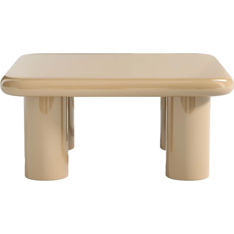 Tavolino in MDF Beige laccato - TAMISDA (1/3)