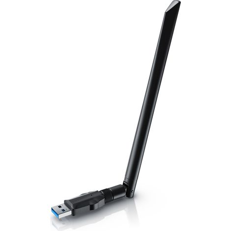 Aplic WLAN Adapter 1200MBit/s - 2,4Ghz + 5Ghz - Dual Band - 5 dBi externe Antenne - Mini WiFi Stick 1200 MBit/s - Wireless LAN - USB 3.2 Gen.1 (1/5)