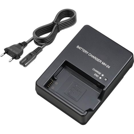 MH-24 Chargeur de Batterie pour EN-EL14 EN-EL14A Compatible pour D3100 D3200 D3300 D3400 D3500 D5100 D5200 D5300 D5500 D5600 P7000 P71000 P770 0 Appareils Photo Reflex P7800 (1/5)