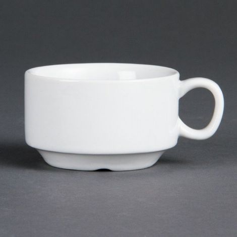 Tasse à expresso empilable blanche Olympia - Boite de 12 (1/2)
