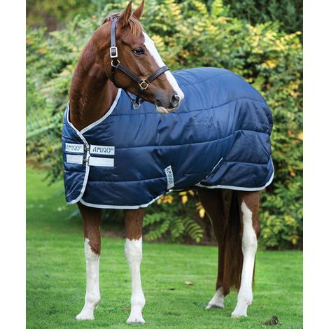 130 cm, Blu navy: Horseware Amigo Insulator Decke Außenstoff 210D Ripstop und Wattierung 200 g (1/3)