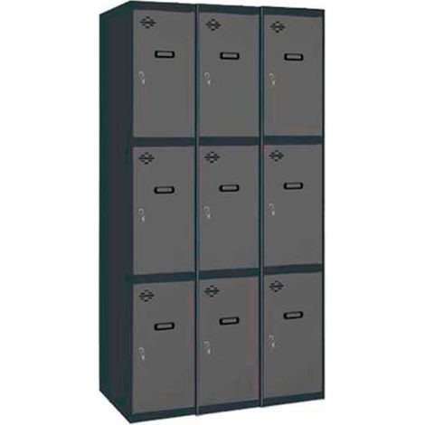 Taquilla 1800x900x500 SIMONLOCKER PROFESIONAL 3 PUERTA 3/9 300 (900)AN/AN marca SIMONRACK