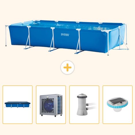Intex Piscine Tubulaire Rectangulaire - 450x220x84 cm - 5-pièces  S106 (1/5)