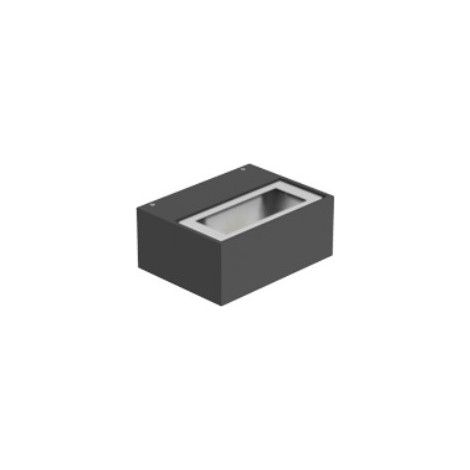 Performance in Lighting Plafoniera Da Parete Led 4000K Biemissione Antracite Orion H B 10W Ip65