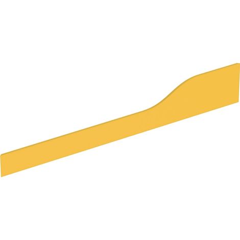 Habillage cache-siphon de façade Geberit Bambini, pour espace sanitaire ludique pour quatre robinetteries de lavabo, lavabo le plus bas à gauche: Varicor jaune no. 304