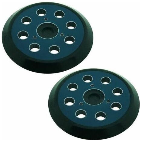 Abrasifs Pour Ponceuse Orbitale 125 mm 2 Lot de 2 patins8 trousCompatible avec Makita M9204 BO5030 BO5031 DBO180Z BO8041 DBO180RMJ BO5041 BO5010 BO50111 BO5012 (1/3)