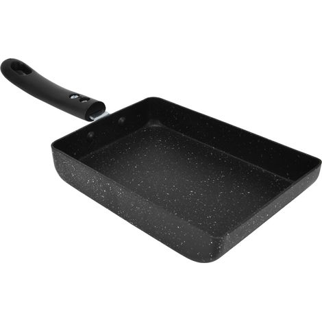 Quadratische Antihaft-Bratpfanne für Tamagoyaki, Pfannkuchen und Eiersandwiches, kleine Größe für die Küche. (1/5)