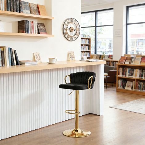 Chaise de cuisine et de café à coussin doux,siège confortable et tabouret de bar design. Vendu à l’unité. (1/5)