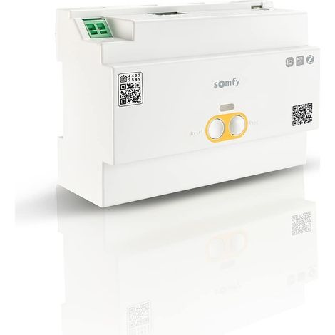 Somfy – Box domotique Tahoma Rail-DIN-S – Commande de centralisation intelligente – Compatible avec tous les équipements – 1871015