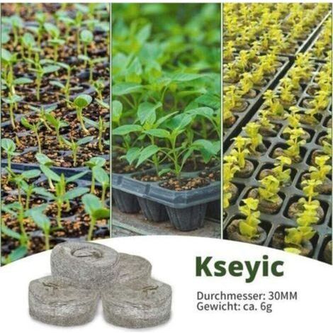 50 pezzi di pellet per la coltivazione, torba compressa, con nutrienti, blocco nutritivo per piantine, per la coltivazione di piante da giardino (1/3)